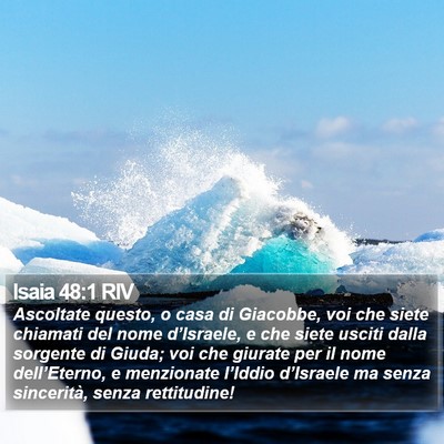 Isaia 48:1 RIV Bible Verse Image