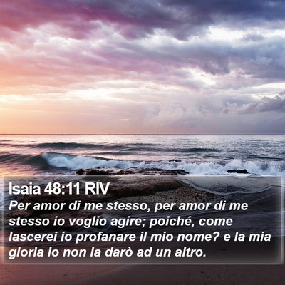 Isaia 48:11 RIV Bible Verse Image