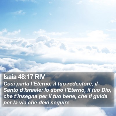 Isaia 48:17 RIV Bible Verse Image