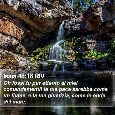 Isaia 48:18 RIV Bible Verse Image