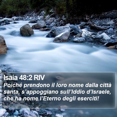 Isaia 48:2 RIV Bible Verse Image