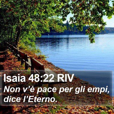 Isaia 48:22 RIV Bible Verse Image