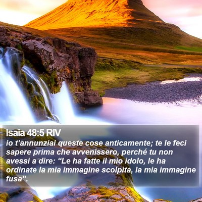 Isaia 48:5 RIV Bible Verse Image