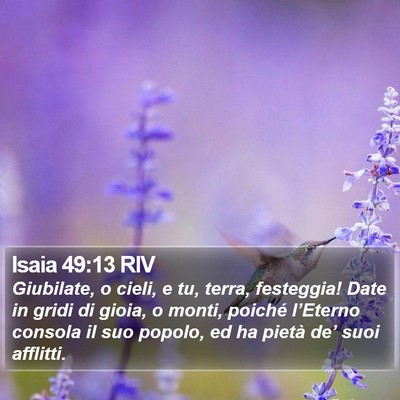 Isaia 49:13 RIV Bible Verse Image