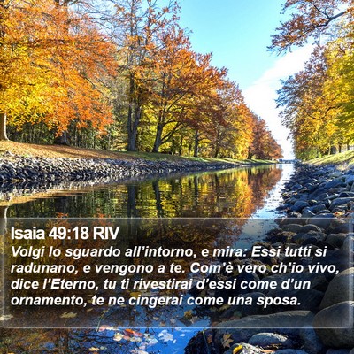 Isaia 49:18 RIV Bible Verse Image