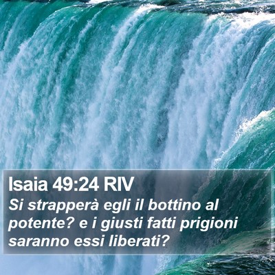 Isaia 49:24 RIV Bible Verse Image