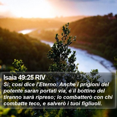 Isaia 49:25 RIV Bible Verse Image