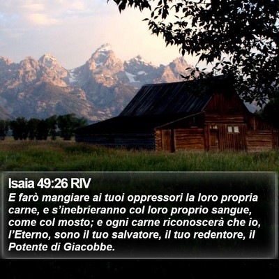 Isaia 49:26 RIV Bible Verse Image