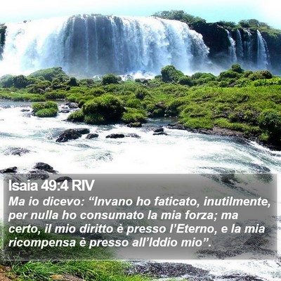 Isaia 49:4 RIV Bible Verse Image