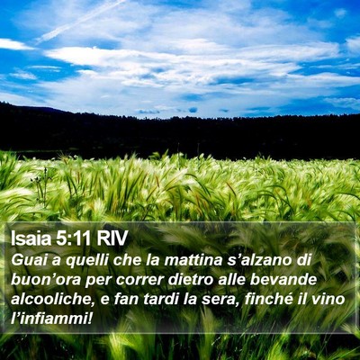 Isaia 5:11 RIV Bible Verse Image