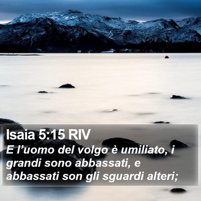 Isaia 5:15 RIV Bible Verse Image
