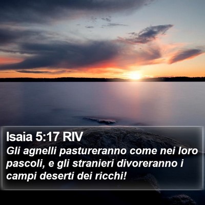 Isaia 5:17 RIV Bible Verse Image