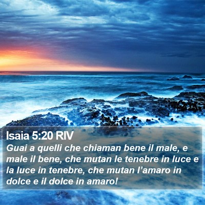 Isaia 5:20 RIV Bible Verse Image