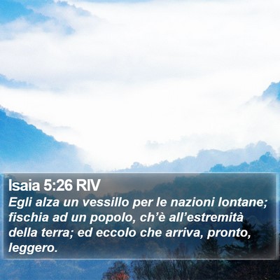 Isaia 5:26 RIV Bible Verse Image