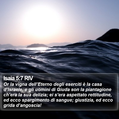 Isaia 5:7 RIV Bible Verse Image