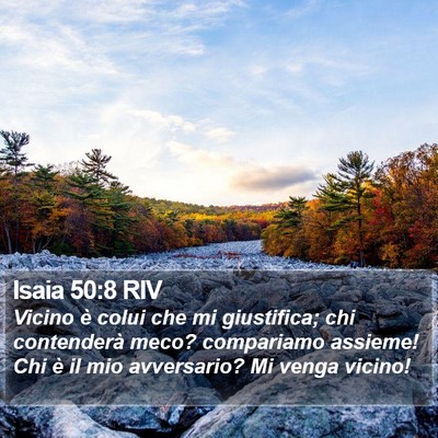 Isaia 50:8 RIV Bible Verse Image