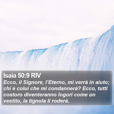 Isaia 50:9 RIV Bible Verse Image