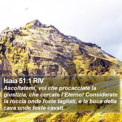 Isaia 51:1 RIV Bible Verse Image