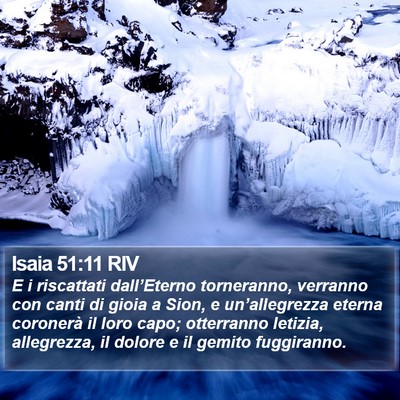 Isaia 51:11 RIV Bible Verse Image