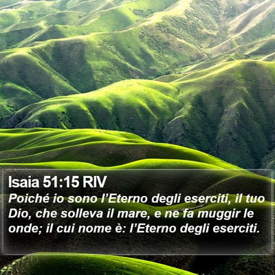 Isaia 51:15 RIV Bible Verse Image