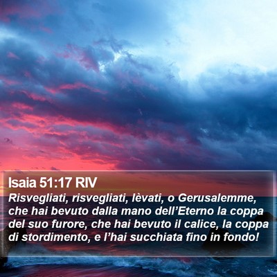 Isaia 51:17 RIV Bible Verse Image