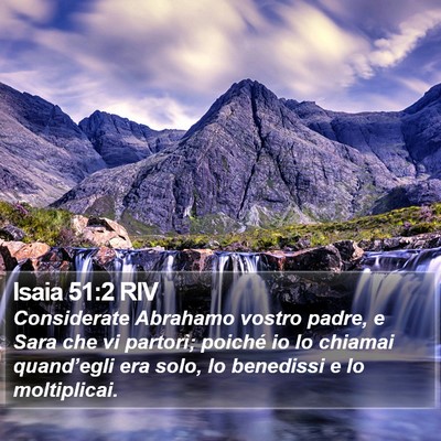 Isaia 51:2 RIV Bible Verse Image