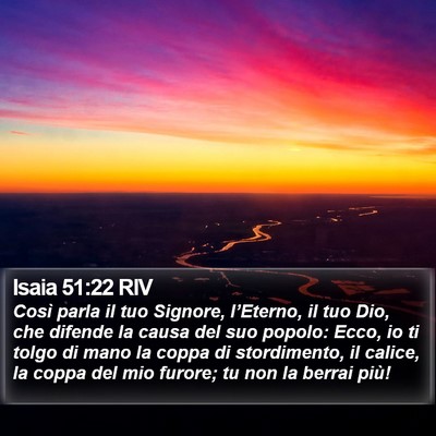 Isaia 51:22 RIV Bible Verse Image