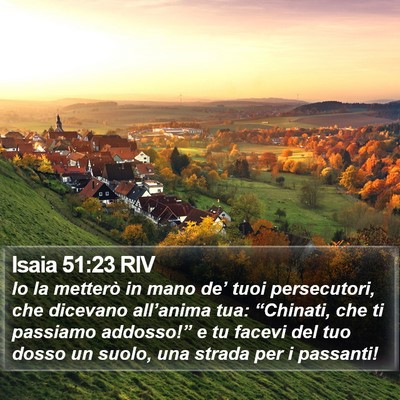 Isaia 51:23 RIV Bible Verse Image