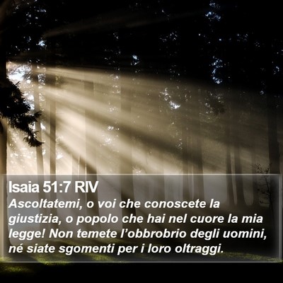 Isaia 51:7 RIV Bible Verse Image