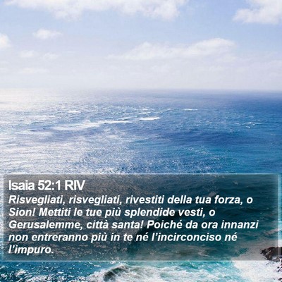 Isaia 52:1 RIV Bible Verse Image