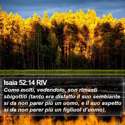 Isaia 52:14 RIV Bible Verse Image
