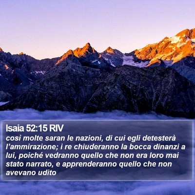 Isaia 52:15 RIV Bible Verse Image