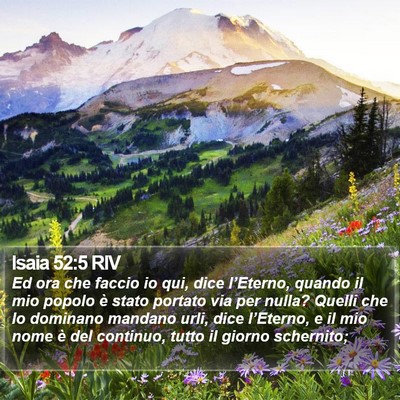 Isaia 52:5 RIV Bible Verse Image