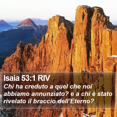 Isaia 53:1 RIV Bible Verse Image