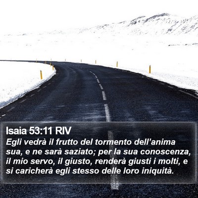 Isaia 53:11 RIV Bible Verse Image