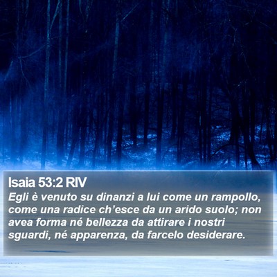 Isaia 53:2 RIV Bible Verse Image