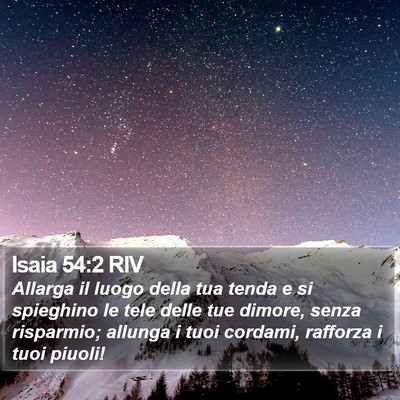 Isaia 54:2 RIV Bible Verse Image