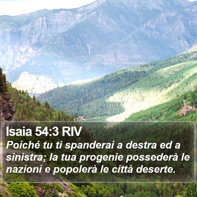 Isaia 54:3 RIV Bible Verse Image