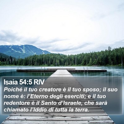 Isaia 54:5 RIV Bible Verse Image