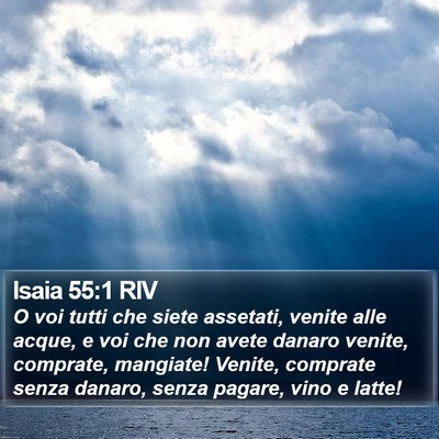 Isaia 55:1 RIV Bible Verse Image