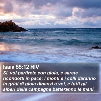 Isaia 55:12 RIV Bible Verse Image