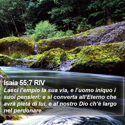 Isaia 55:7 RIV Bible Verse Image