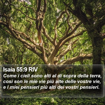 Isaia 55:9 RIV Bible Verse Image
