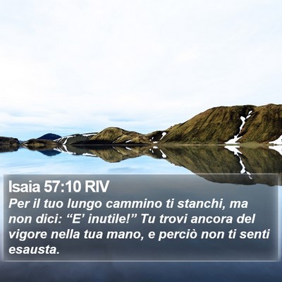 Isaia 57:10 RIV Bible Verse Image