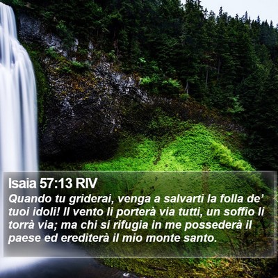Isaia 57:13 RIV Bible Verse Image
