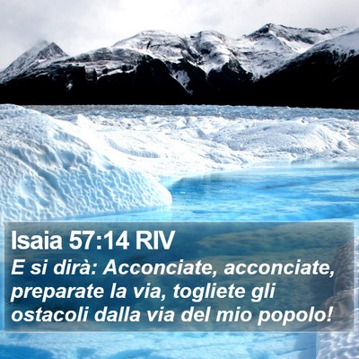 Isaia 57:14 RIV Bible Verse Image