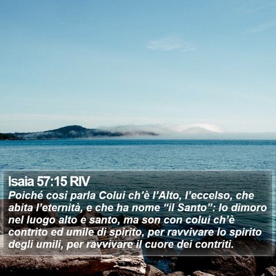 Isaia 57:15 RIV Bible Verse Image