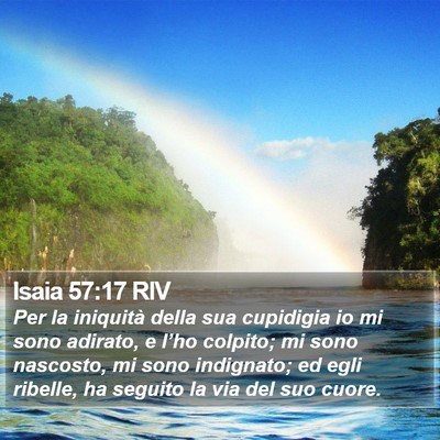 Isaia 57:17 RIV Bible Verse Image