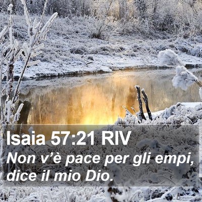 Isaia 57:21 RIV Bible Verse Image