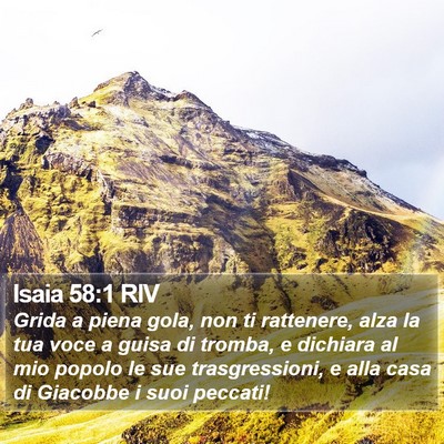 Isaia 58:1 RIV Bible Verse Image